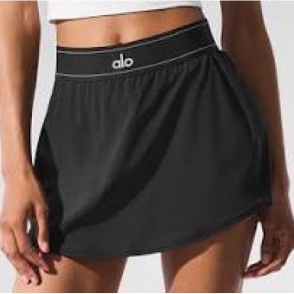 Black ALO mini skirt-small